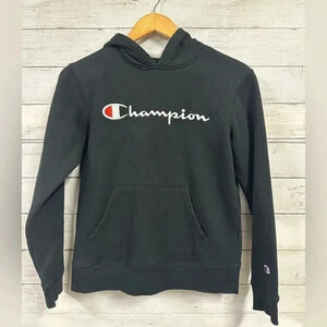 Champion Black Hoodie Size L